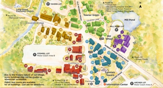 Long Grove Village Map