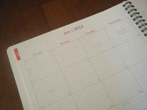 Keeping Track Paper Calendar